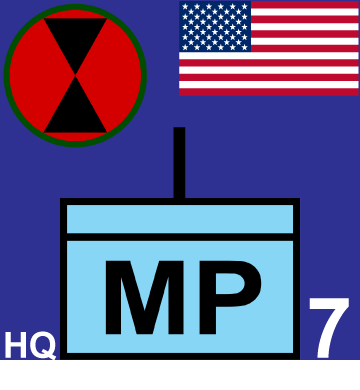 7th Train Headquarters and Military Police marker